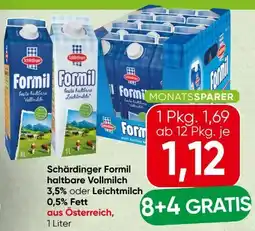 Spar Schärdinger Formil H-Vollmilch Angebot