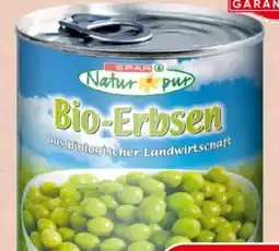 Spar Spar Natur pur Bio-Erbsen Angebot