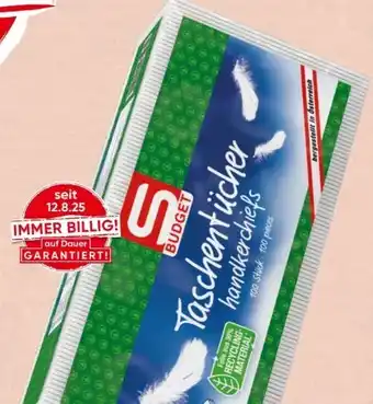 Spar S Budget Taschentücher Angebot