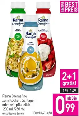 Sutterlüty Rama Cremefine zum Kochen, Schlagen Angebot