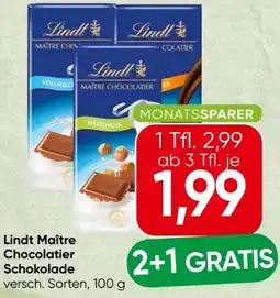 Spar Lindt Maître Chocolatier Angebot