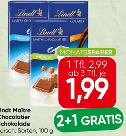 Spar Lindt Maître Chocolatier Angebot
