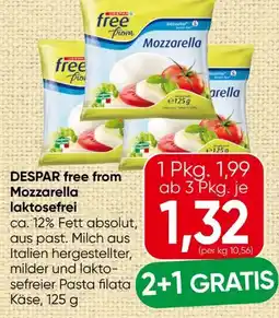 Spar Despar free from Mozzarella Angebot