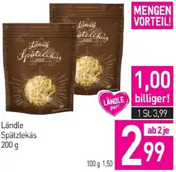 Sutterlüty Ländle Spätzlekäs Angebot