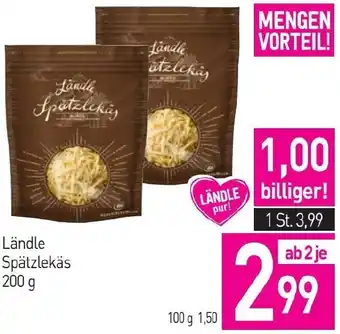 Sutterlüty Ländle Spätzlekäs Angebot