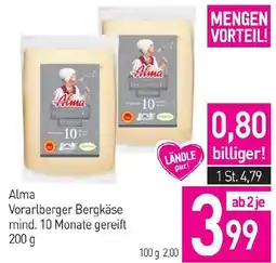 Sutterlüty Alma Vorarlberger Bergkäse mind Angebot