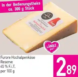 Sutterlüty Furore Hochalpenkäse Reserve Angebot