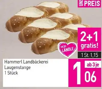 Sutterlüty Hammerl Landbäckerei Laugenstange Angebot