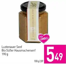 Sutterlüty Lustenauer Senf Bio Süßer Hausmachersenf Angebot