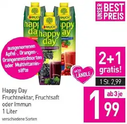 Sutterlüty Happy Day Fruchtnektar Fruchtsaft oder Immun Angebot