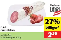 Nah&Frisch Loidl Haus-Salami Angebot