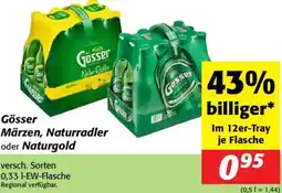 Nah&Frisch Gösser Märzen, Naturradler Angebot