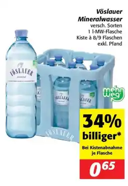 Nah&Frisch Vöslauer Mineralwasser Angebot
