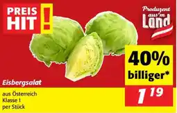 Nah&Frisch Eisbergsalat Angebot
