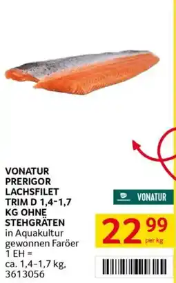 Transgourmet Vonatur prerigor lachsfilet Angebot