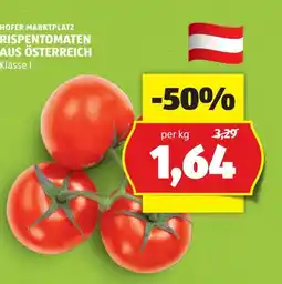 Hofer Hofer marktplatz rispentomaten aus österreich Angebot