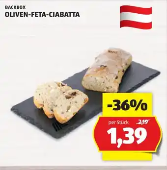 Hofer Back Box Oliven-Feta-Ciabatta Angebot