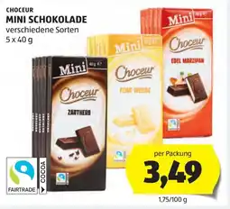 Hofer Choceur mini-schokolade Angebot