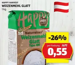 Hofer Happy harvest weizenmehl glatt Angebot