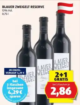 Hofer Blauer zweigelt reserve Angebot