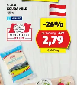Hofer Milsani gouda mild Angebot