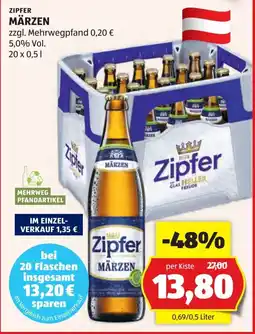 Hofer Zipfer Märzen Angebot