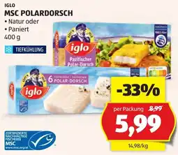 Hofer Iglo msc polardorsch Angebot