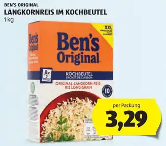 Hofer Ben's original langkornreis im kochbeutel Angebot