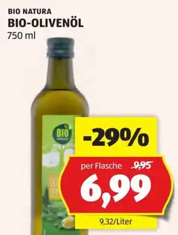 Hofer Bio natura bio olivenöl Angebot