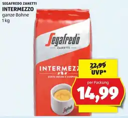 Hofer Segafredo Zanetti Intermezzo ganze bohne Angebot