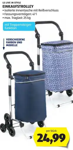 Hofer Ls live in style einkaufstrolley Angebot
