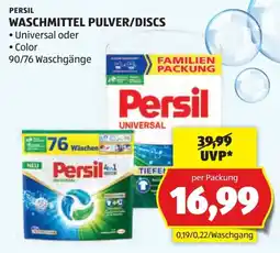 Hofer Persil waschmittel pulver discs Angebot