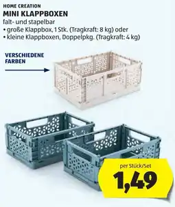 Hofer Home creation mini klappboxen Angebot