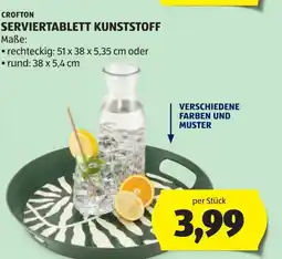 Hofer Crofton serviertablett kunststoff Angebot