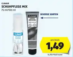 Hofer Clinair schuhpflege-mix Angebot