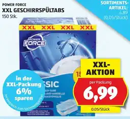 Hofer Power force xxl geschirrspültabs Angebot