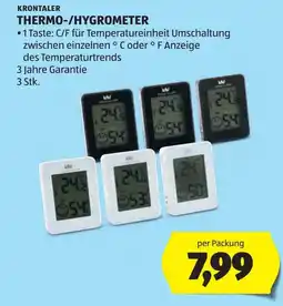 Hofer Krontaler thermo hygrometer Angebot