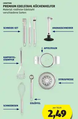 Hofer Crofton premium edelstahl küchenhelfer Angebot