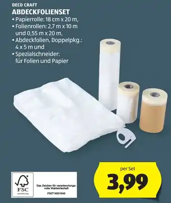 Hofer Deco craft abdeckfolienset Angebot
