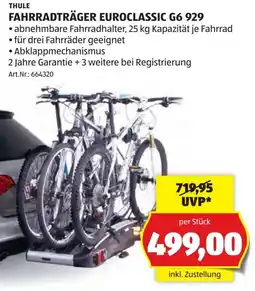 Hofer Thule fahrradträger euroclassic g6 929 Angebot