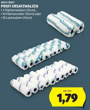 Hofer Deco craft profi ersatzwalzen Angebot