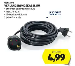 Hofer Workzone verlängerungskabel 5m Angebot