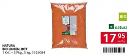 Transgourmet Natura bio linsen, rot Angebot