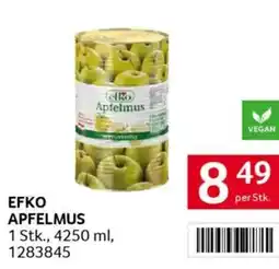 Transgourmet Efko apfelmus Angebot