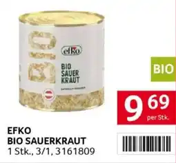 Transgourmet Efko bio sauerkraut Angebot