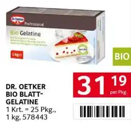 Transgourmet Dr. oetker bio blatt- gelatine Angebot