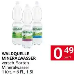 Transgourmet Waldquelle mineralwasser Angebot