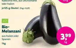 Denn's Biomarkt Bio- Melanzani Angebot