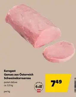 Eurogast Grissemann Eurogast Genuss aus Österreich Schweinekarreerose Angebot