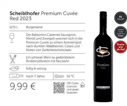 Interspar Scheiblhofer Premium Cuvée Red 2023 Angebot